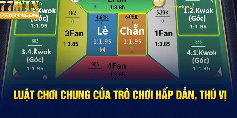 Luật chơi chung của trò chơi hấp dẫn, thú vị