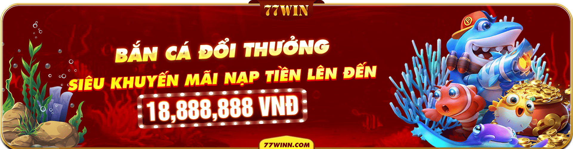 Bắn cá đổi thưởng tại 77win